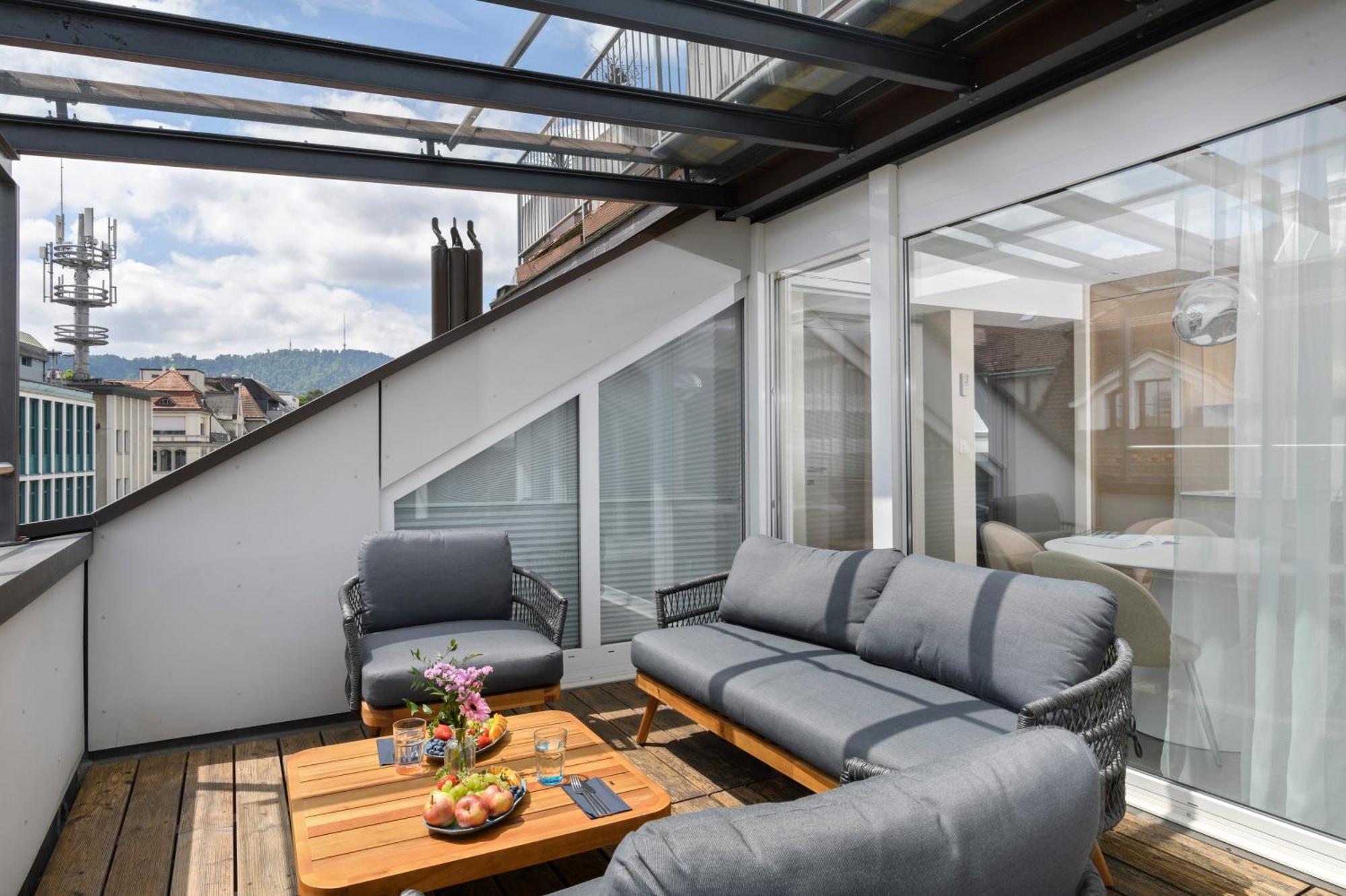 Visionapartments Brandschenkestrasse - Contactless Check-In Zurich Bagian luar foto