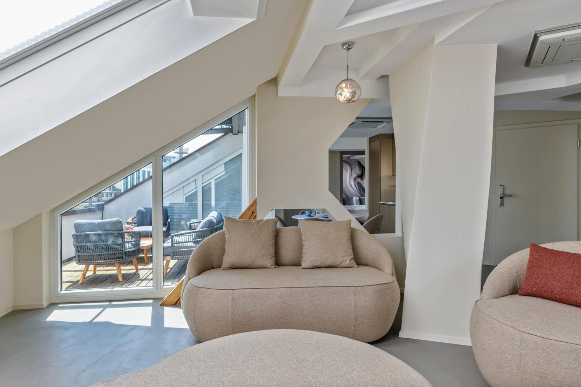 Visionapartments Brandschenkestrasse - Contactless Check-In Zurich Bagian luar foto